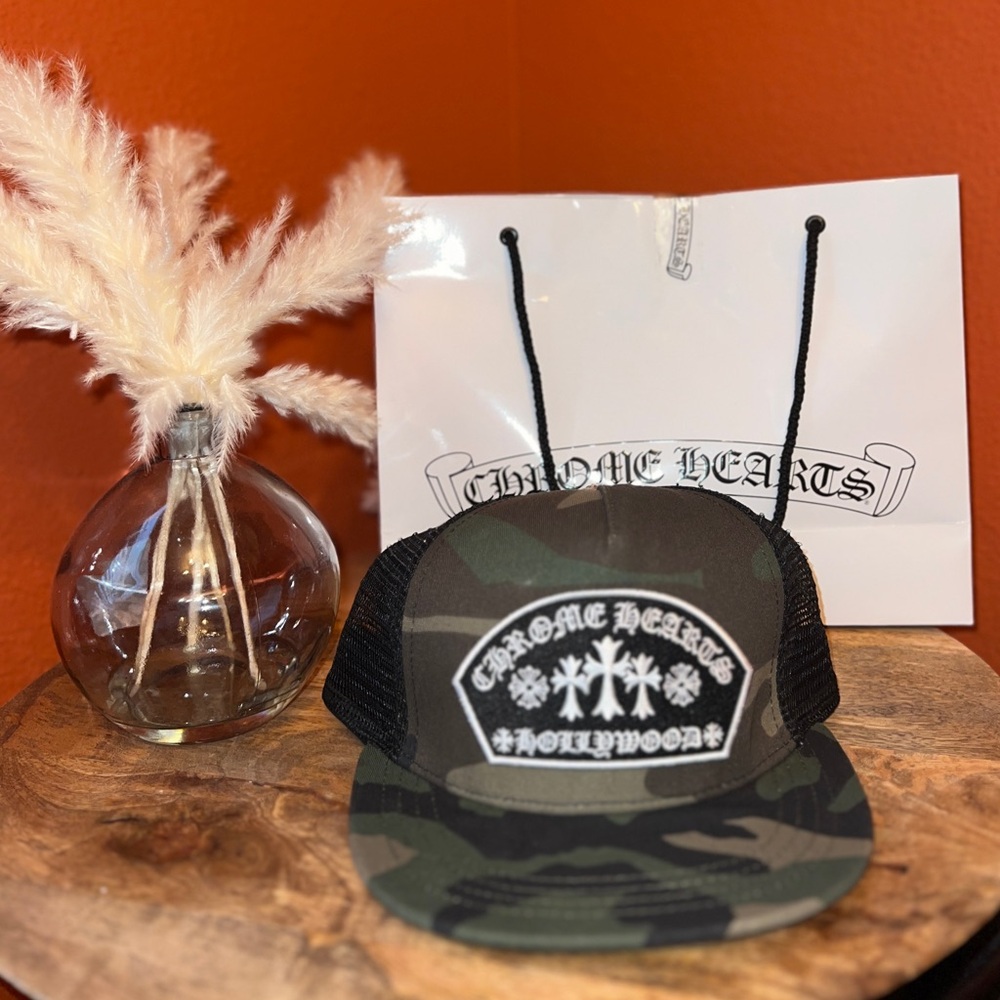 Chrome Hearts CH Hollywood Trucker Hat